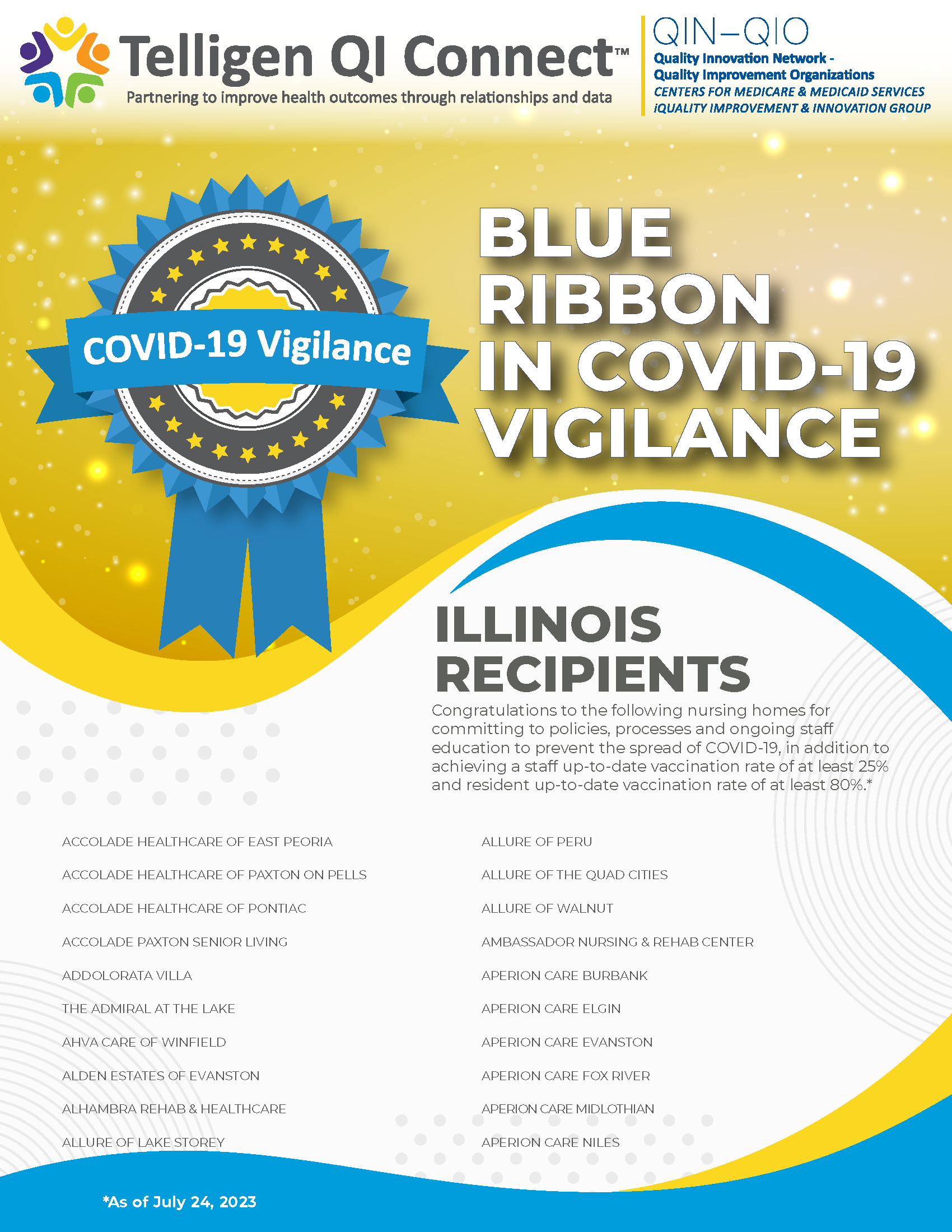 Illinois Blue Ribbon Recipients
